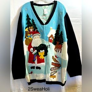Quacker factory holiday sweater